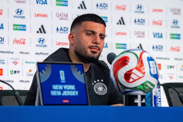 FIFA Fussball Weltmeisterschaft 2026, Gruppe E, Spiel 3, Ecuador vs Deutschand, 24.06.2026, Metlife-Stadion in New Jersey Pressekonferenz vor dem Spiel mit Julian Nagelsmann (Deutschland) und Deniz Undav (Deutschland) *** 2026 FIFA World Cup, Group E, Match 3, Ecuador vs. Germany, June 24, 2026, MetLife Stadium in New Jersey. Pre-match press conference with Julian Nagelsmann (Germany) and Deniz Undav (Germany) Copyright: xBahhoxKarax