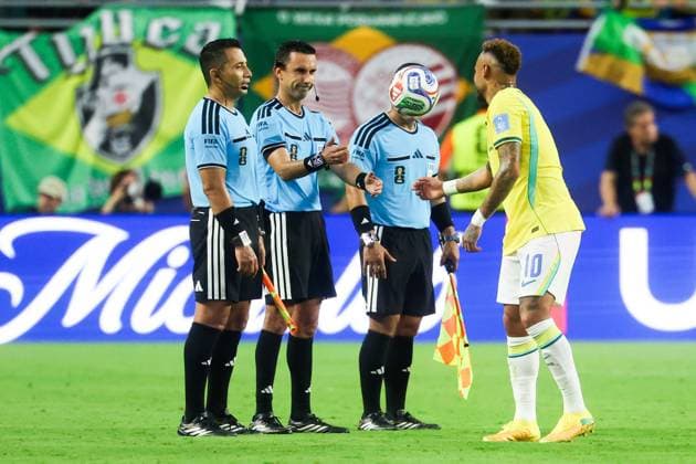 RECORD DATE NOT STATED FIFA World Cup, WM, Weltmeisterschaft, Fussball 2026 - Group C - Scotland v Brazil Neymar Jr. player of Brazil after the match between Scotland and Brazil in the third round of Group C of the 2026 FIFA World Cup group stage at Miami Stadium, in Florida, United States, on Wednesday, June 24, 2026.(Foto: William Volcov Brazil Photo Press IMAGO) Sports Miami FL United States of America Copyright: xWILLIAMxVOLCOVx