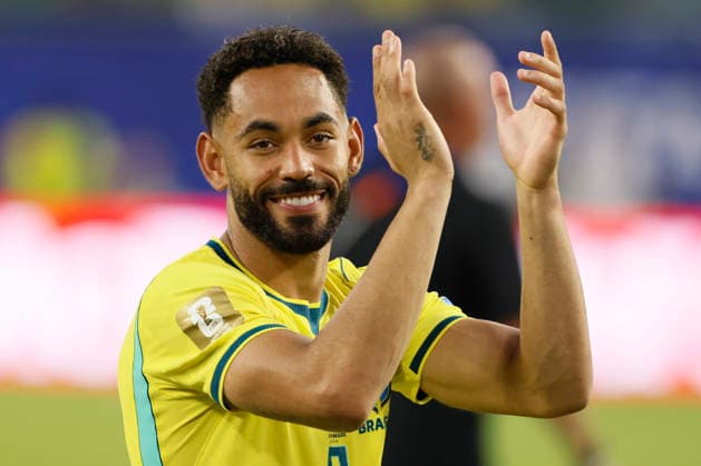 Scotland v Brazil: Group C - FIFA World Cup, WM, Weltmeisterschaft, Fussball 2026 Matheus Cunha of Brazil applauds the fans after winning the FIFA World Cup 2026 Group C match between Scotland and Brazil at Miami Stadium on June 24, 2026 in Miami, United States. Miami Gardens Miami Stadium FL United States Copyright: xAllstarxPicturexLibraryxLtdx
