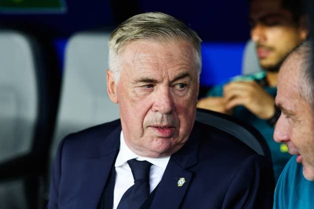 RECORD DATE NOT STATED FIFA World Cup, WM, Weltmeisterschaft, Fussball 2026 - Group C - Scotland v Brazil Carlo Ancelotti coach of Brazil during the match between Scotland and Brazil in the third round of Group C of the 2026 FIFA World Cup group stage at Miami Stadium, in Florida, United States, on Wednesday, June 24, 2026.(Foto: Vanessa Carvalho Brazil Photo Press IMAGO) Sports %G Copyright: xVanessaxCarvalhox