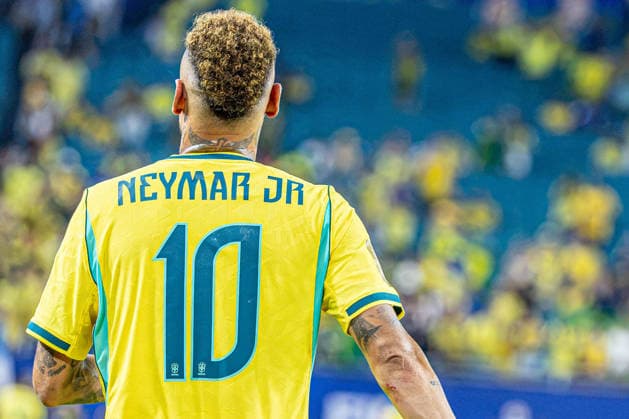 Scotland vs. Brazil MIAMI, FL - 24.06.2026: SCOTLAND VS. BRAZIL - Neymar during the match between Brazil and Scotland, valid for the group stage of the 2026 FIFA World Cup, WM, Weltmeisterschaft, Fussball held at Hard Rock Stadium, in Miami Gardens, Florida, United States, this Wednesday (24). (Photo: Danilo Fernandes Fotoarena) x2969670x  DaniloxFernandes
