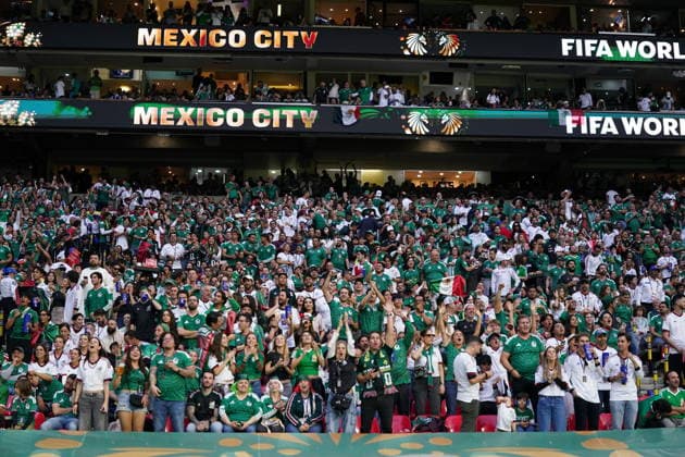 Czechia v Mexico - FIFA World Cup, WM, Weltmeisterschaft, Fussball 2026 - Group A MEXICO CITY, MEXICO - JUNE 24: Fans gather prior 2026 FIFA World Cup First Stage Group A match between Czechia and Mexico at Estadio Azteca (Mexico Stadium) in Mexico City, Mexico on June 24, 2026. Luciano Gonzalez Anadolu Mexico City Mexico. Editorial use only. Please get in touch for any other usage.  Copyright: x2026xAnadoluxLucianoxGonzalezx