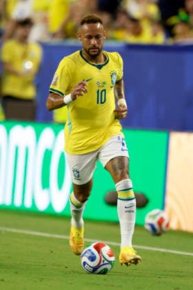 Scotland v Brazil: Group C - FIFA World Cup, WM, Weltmeisterschaft, Fussball 2026 Neymar of Brazil on the ball during the FIFA World Cup 2026 Group C match between Scotland and Brazil at Miami Stadium on June 24, 2026 in Miami, United States. Miami Gardens Miami Stadium FL United States Copyright: xAllstarxPicturexLibraryxLtdx