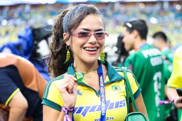 RECORD DATE NOT STATED FIFA World Cup, WM, Weltmeisterschaft, Fussball 2026 - Group C - Scotland v Brazil Brazilian actress, Maisa before the match between Scotland and Brazil in the third round of Group C of the 2026 FIFA World Cup group stage at Miami Stadium, in Florida, United States, on Wednesday, June 24, 2026.(Foto: Vanessa Carvalho Brazil Photo Press IMAGO) Sports %G Copyright: xVanessaxCarvalhox