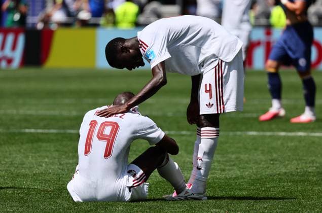 Bosnia and Herzegovina v Qatar - FIFA World Cup, WM, Weltmeisterschaft, Fussball 2026 - Group B SEATTLE, USA - JUNE 24: Almoez Ali (19) of Qatar reacts after losing the 2026 FIFA World Cup First Stage Group B match between Bosnia and Herzegovina and Qatar at Lumen Field (Seattle Stadium) in Seattle, Washington, United States on June 24, 2026. Samah Zidan Anadolu Washington United States. Editorial use only. Please get in touch for any other usage.  Copyright: x2026xAnadoluxSamahxZidanx