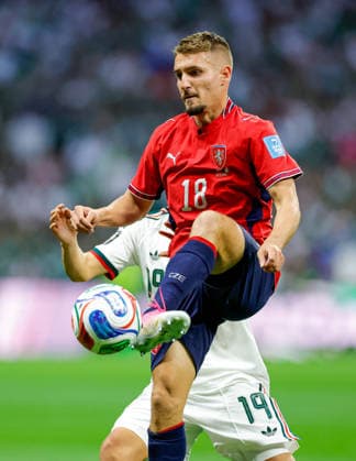 FIFA World Cup, WM, Weltmeisterschaft, Fussball 2026 CZECHIA VS MEXICO FIFA WORLD CUP 2026 CZECHIA VS MEXICO CZECHIA VS MEXICO 24062026 MEXICO CITY, MEXICO Action photo of Mikal Sadilek (18) of Czechia, during Group A game of the FIFA World Cup 2026, held at the Estadio Ciudad de Mexico of Mexico City. Foto de accion de Mikal Sadilek (18) de Chequia, durante juego del Grupo A de la Copa del Mundo 2026 de la FIFA, celebrado en el Estadio Ciudad de MÃ xico de la Ciudad de MÃ xico. PHOTO BY IMAGENSHOP AGENCIA FOTOGRAFICA MEXICO CITY MEXICO CITY MEXICO *** FIFA WORLD CUP 2026 CZECHIA VS MEXICO FIFA WORLD CUP 2026 CZECHIA VS MEXICO CZECHIA VS MEXICO 06 24 2026 MEXICO CITY, MEXICO Action photo of Mikal Sadilek, No. 18, of Czechia, during a Group A match of the 2026 FIFA World Cup, held at the Estadio Ciudad de México in Mexico City Action photo of Mikal Sadilek, No. 18, of Czechia, during a Group A match of the 2026 FIFA World Cup, held at the Estadio Ciudad de México in Mexico City. PHOTO BY IMAGENSHOP PHOTO AGENCY MEXICO CITY MEXICO CITY MEXICO Copyright: xYOALIxMARTINEZx