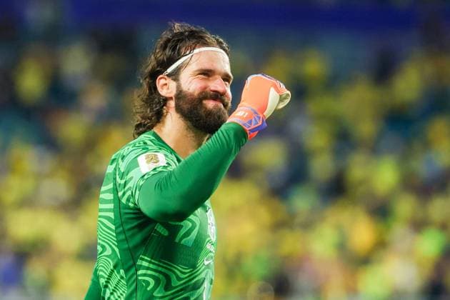 RECORD DATE NOT STATED FIFA World Cup, WM, Weltmeisterschaft, Fussball 2026 - Group C - Scotland v Brazil Alisson goalkeeper of Brazil after the match between Scotland and Brazil in the third round of Group C of the 2026 FIFA World Cup group stage at Miami Stadium, in Florida, United States, on Wednesday, June 24, 2026.(Foto: William Volcov Brazil Photo Press IMAGO) Sports Miami FL United States of America Copyright: xWILLIAMxVOLCOVx