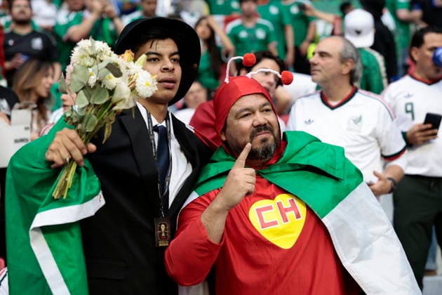 FIFA World Cup, WM, Weltmeisterschaft, Fussball 2026 - Group A - Czech Republic vs Mexico Fans of Mexico cheer ahead of the FIFA World Cup 2026 group stage match Czech Republic against Mexico in Mexico City, Mexico, 24 June 2026. Ciudad de Mexico Mexico  Copyright: xJOSExMENDEZx