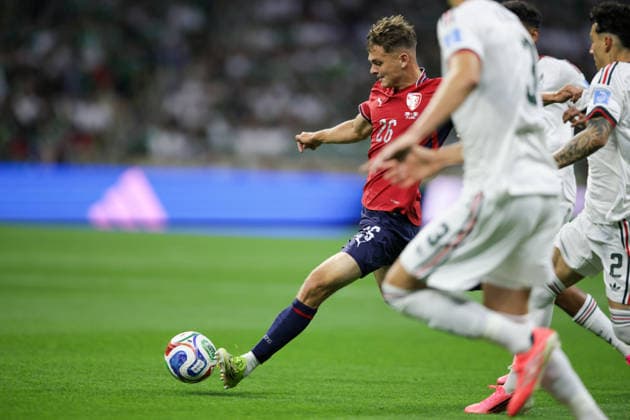 Czechia v Mexico - FIFA World Cup, WM, Weltmeisterschaft, Fussball 2026 - Group A MEXICO CITY, MEXICO - JUNE 24: Denis Visinsky (26) of Czechia in action during 2026 FIFA World Cup First Stage Group A match between Czechia and Mexico at Estadio Azteca (Mexico Stadium) in Mexico City, Mexico on June 24, 2026. Luciano Gonzalez Anadolu Mexico City Mexico. Editorial use only. Please get in touch for any other usage.  Copyright: x2026xAnadoluxLucianoxGonzalezx