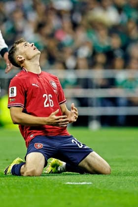 June 24, 2026, Mexico City, Mexico City, Mexico: Denis Visinsky of Czech Republic reacts during the match between Mexico and Czech Republic for the 3st round of the group A of the FIFA World Cup, WM, Weltmeisterschaft, Fussball 2026, at Mexico City Stadium, in Mexico City, Mexico on June 24. 2026. Photo: DiaEsportivo FIFA World Cup 2026, Mexico Vs Czech Republic, Mexico City, Mexico  - ZUMAh208 20260624_zsp_h208_005 Copyright: xHeulerxAndreyx