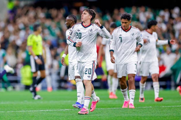 FIFA World Cup, WM, Weltmeisterschaft, Fussball 2026 CZECHIA VS MEXICO FIFA WORLD CUP 2026 CZECHIA VS MEXICO CZECHIA VS MEXICO 24062026 MEXICO CITY, MEXICO Action photo of Mateo Chavez (20) of Mexico celebrating a goal, during Group A game of the FIFA World Cup 2026, held at the Estadio Ciudad de Mexico of Mexico City. Foto de accion de Mateo Chavez (20) de Mexico, celebrando un gol durante juego del Grupo A de la Copa del Mundo 2026 de la FIFA, celebrado en el Estadio Ciudad de MÃ xico de la Ciudad de MÃ xico. PHOTO BY IMAGENSHOP AGENCIA FOTOGRAFICA MEXICO CITY MEXICO CITY MEXICO *** FIFA WORLD CUP 2026 CZECHIA VS MEXICO FIFA WORLD CUP 2026 CZECHIA VS MEXICO CZECHIA VS MEXICO 06 24 2026 MEXICO CITY, MEXICO Action photo of Mateo Chavez (No. 20) of Mexico celebrating a goal during a Group A match of the 2026 FIFA World Cup, held at the Estadio Ciudad de México in Mexico City Action photo of Mateo Chavez (No. 20) of Mexico, celebrating a goal during a Group A match of the 2026 FIFA World Cup, held at the Estadio Ciudad de México in Mexico City PHOTO BY IMAGENSHOP PHOTO AGENCY MEXICO CITY MEXICO CITY MEXICO Copyright: xYOALIxMARTINEZx