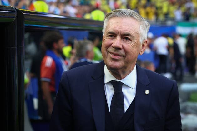 FIFA World Cup, WM, Weltmeisterschaft, Fussball 2026: Scotland v Brazil MIAMI, USA - 24th June 2026: Brazil Head Coach Carlo Ancelotti during the FIFA World Cup 2026 Group C match between Scotland and Brazil at Miami Stadium Miami Miami Stadium United States of America Copyright: xCraigxMercerx xPeakxActionxPhotosx