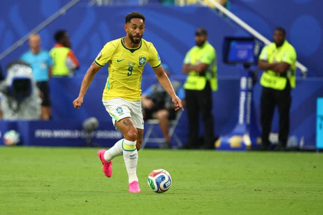 FIFA World Cup, WM, Weltmeisterschaft, Fussball 2026: Scotland v Brazil MIAMI, USA - 24th June 2026: Matheus Cunha of Brazil in action during the FIFA World Cup 2026 Group C match between Scotland and Brazil at Miami Stadium Miami Miami Stadium United States of America Copyright: xCraigxMercerx xPeakxActionxPhotosx