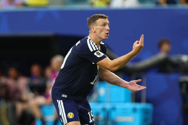 FIFA World Cup, WM, Weltmeisterschaft, Fussball 2026: Scotland v Brazil MIAMI, USA - 24th June 2026: Lewis Ferguson of Scotland reacts during the FIFA World Cup 2026 Group C match between Scotland and Brazil at Miami Stadium Miami Miami Stadium United States of America Copyright: xCraigxMercerx xPeakxActionxPhotosx