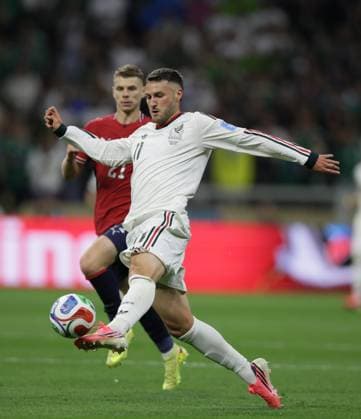 Czechia v Mexico - FIFA World Cup, WM, Weltmeisterschaft, Fussball 2026 - Group A MEXICO CITY, MEXICO - JUNE 24: Santiago Gimenez (11) of Mexico in action during 2026 FIFA World Cup First Stage Group A match between Czechia and Mexico at Estadio Azteca (Mexico Stadium) in Mexico City, Mexico on June 24, 2026. Luciano Gonzalez Anadolu Mexico Mexico. Editorial use only. Please get in touch for any other usage.  Copyright: x2026xAnadoluxLucianoxGonzalezx