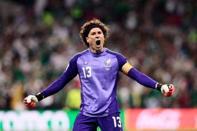 FIFA World Cup, WM, Weltmeisterschaft, Fussball 2026 - Group A - Czech Republic vs Mexico Guillermo Ochoa of Mexico celebrates a goal during the FIFA World Cup 2026 group stage match Czech Republic against Mexico in Mexico City, Mexico, 24 June 2026. MEXICO CITY Mexico  Copyright: xJOSExMENDEZx