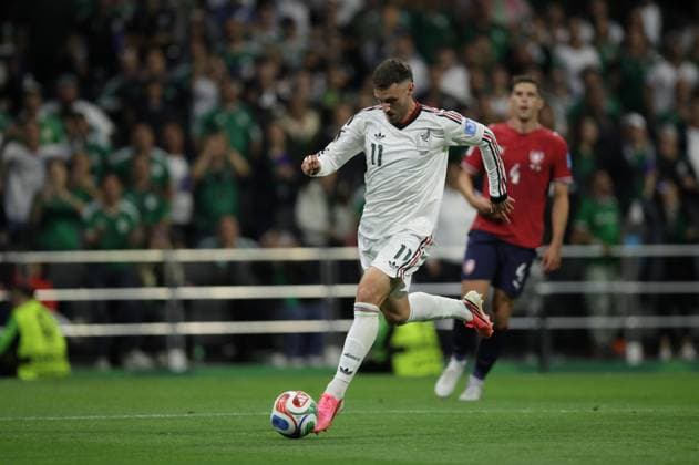 Czechia v Mexico - FIFA World Cup, WM, Weltmeisterschaft, Fussball 2026 - Group A MEXICO CITY, MEXICO - JUNE 24: Santiago Gimenez (11) of Mexico in action during 2026 FIFA World Cup First Stage Group A match between Czechia and Mexico at Estadio Azteca (Mexico Stadium) in Mexico City, Mexico on June 24, 2026. Luciano Gonzalez Anadolu Mexico City Mexico. Editorial use only. Please get in touch for any other usage.  Copyright: x2026xAnadoluxLucianoxGonzalezx