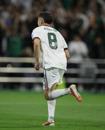 Czechia v Mexico - FIFA World Cup, WM, Weltmeisterschaft, Fussball 2026 - Group A MEXICO CITY, MEXICO - JUNE 24: Alvaro Fidalgo (8) of Mexico celebrates after scoring a goal during 2026 FIFA World Cup First Stage Group A match between Czechia and Mexico at Estadio Azteca (Mexico Stadium) in Mexico City, Mexico on June 24, 2026. Luciano Gonzalez Anadolu Mexico City Mexico. Editorial use only. Please get in touch for any other usage.  Copyright: x2026xAnadoluxLucianoxGonzalezx