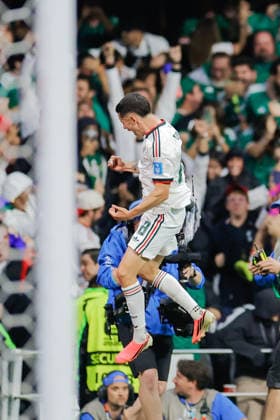 FIFA World Cup, WM, Weltmeisterschaft, Fussball 2026 CZECHIA VS MEXICO FIFA WORLD CUP 2026 CZECHIA VS MEXICO CZECHIA VS MEXICO 24062026 MEXICO CITY, MEXICO Action photo of Alvaro Fidalgo (8) of Mexico celebrating a goal, during Group A game of the FIFA World Cup 2026, held at the Estadio Ciudad de Mexico of Mexico City. Foto de accion de Alvaro Fidalgo (8) de Mexico, celebrando un gol durante juego del Grupo A de la Copa del Mundo 2026 de la FIFA, celebrado en el Estadio Ciudad de MÃ xico de la Ciudad de MÃ xico. PHOTO BY IMAGENSHOP AGENCIA FOTOGRAFICA MEXICO CITY MEXICO CITY MEXICO *** FIFA WORLD CUP 2026 CZECHIA VS MEXICO FIFA WORLD CUP 2026 CZECHIA VS MEXICO CZECHIA VS MEXICO 06 24 2026 MEXICO CITY, MEXICO Action photo of Alvaro Fidalgo (No. 8) of Mexico celebrating a goal during a Group A match of the 2026 FIFA World Cup, held at the Estadio Ciudad de México in Mexico City Action photo of Alvaro Fidalgo (No. 8) of Mexico, celebrating a goal during a Group A match of the 2026 FIFA World Cup, held at the Estadio Ciudad de México in Mexico City. PHOTO BY IMAGENSHOP PHOTO AGENCY MEXICO CITY MEXICO CITY MEXICO Copyright: xIMAGENSHOPxAGENCIAxFOTOGRAFICAx