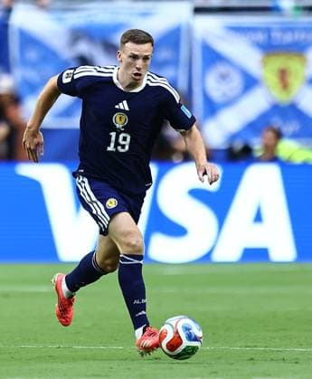 Lewis Ferguson of Scotland Scotland v Brazil, 2026 FIFA World Cup, WM, Weltmeisterschaft, Fussball Group C, Football, Miami Stadium, Miami, Florida, USA - 24 Jun 2026Miami Miami Stadium Florida (FL) United States of America EDITORIAL USE ONLY No use with unauthorised audio, video, data, fixture lists, club league logos or live services. Online in-match use limited to 120 images, no video emulation. No use in betting, games or single club league player publications.  Copyright: xMichaelxZemanek Shutterstockx 16956031fl