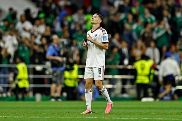 June 24, 2026, Mexico City, Mexico City, Mexico: Alvaro Fidalgo of Mexico celebrates after scoring the third goal of his team during the match between Mexico and Czech Republic for the 3st round of the group A of the FIFA World Cup, WM, Weltmeisterschaft, Fussball 2026, at Mexico City Stadium, in Mexico City, Mexico on June 24. 2026. Photo: DiaEsportivo Mexico City Mexico - ZUMAh208 20260624_zsp_h208_033 Copyright: xHeulerxAndreyx