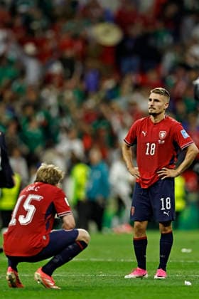 June 24, 2026, Mexico City, Mexico City, Mexico: Michal Sadilek of Czech Republic shows dejection after the teams 3-0 defeat in the match between Mexico and Czech Republic for the 3st round of the group A of the FIFA World Cup, WM, Weltmeisterschaft, Fussball 2026, at Mexico City Stadium, in Mexico City, Mexico on June 24. 2026. Photo: DiaEsportivo FIFA World Cup 2026, Mexico Vs Czech Republic, Mexico City, Mexico  - ZUMAh208 20260624_zsp_h208_047 Copyright: xHeulerxAndreyx