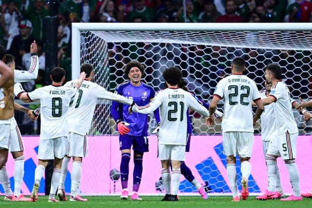 Guillermo Ochoa of Mexico celebrates after winning the FIFA Men’s World Cup 2026 Group Stage football match between Czechia and Mexico at Mexico City Stadium, in Mexico City on June 24th 2026 (Photo by Nayra Halm SPP)  Copyright: xNayraxHalm SPPx Sportspressphoto_SPR176145