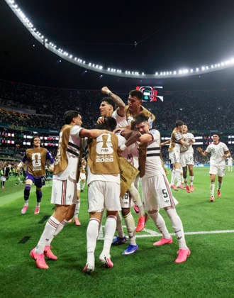 (260625) -- MEXICO CITY, June 25, 2026 -- Players of Mexico celebrate their second score during a group A match between the Czech Republic and Mexico at the 2026 FIFA World Cup, WM, Weltmeisterschaft, Fussball at Mexico City Stadium in Mexico City, Mexico, June 24, 2026. (Photo by Xinhua) (SP)MEXICO-MEXICO CITY-FOOTBALL-FIFA WORLD CUP-GROUP A-CZE VS MEX FranciscoxCanedo 