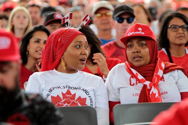 June 24, 2026, Vancouver, Bc, Canada: Fans of Canada and Switzerland watch the FIFA World Cup, WM, Weltmeisterschaft, Fussball 2026 match at vancouver FIFA Fan Festival at the PNE ground in Vancouve. Vancouver Canada - ZUMAa223 0859967804st Copyright: xMazyarxAsadix