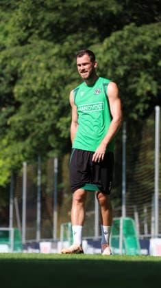 24.06.2026, xrekx, Fussball 2.Bundesliga, VfL Wolfsburg - Trainingsstart Saison 2026 27 v.l. Boris Tomiak (Hannover 96) (DFL DFB REGULATIONS PROHIBIT ANY USE OF PHOTOGRAPHS as IMAGE SEQUENCES and or QUASI-VIDEO) Wolfsburg *** June 24, 2026, xrekx, Soccer 2. Bundesliga, VfL Wolfsburg Starts Training for the 2026–27 Season, photo by Boris Tomiak, Hannover 96. DFL and DFB regulations prohibit any use of photographs as image sequences and or quasi-video. Wolfsburg