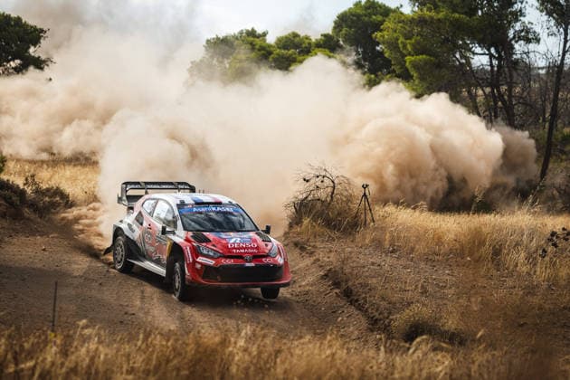 AUTO - WRC, Motorsport Rallye, WM - ACROPOLIS RALLY GREECE 2026 01 SÃ bastien OGIER, Vincent LANDAIS, Toyota GR Yaris Rally1, action during the 2026 Acropolis Rally Greece, 8th round of the 2026 WRC World Rally Car Championship, from June 25 to 28, 2026 at Loutraki, Greece - LoutrakiGreece  Copyright: xNikosxKatikisx