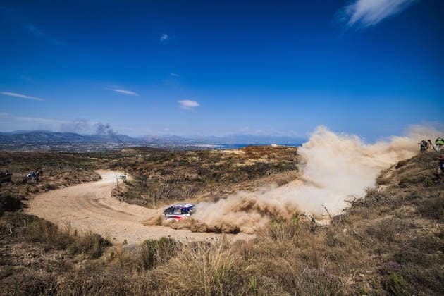 AUTO - WRC, Motorsport Rallye, WM - ACROPOLIS RALLY GREECE 2026 45 Conner MARTELL, Alessandro GELSOMINO, Citroen C3, action during the 2026 Acropolis Rally Greece, 8th round of the 2026 WRC World Rally Car Championship, from June 25 to 28, 2026 at Loutraki, Greece - LoutrakiGreece  Copyright: xNikosxKatikisx
