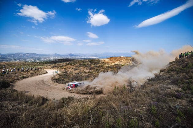 AUTO - WRC, Motorsport Rallye, WM - ACROPOLIS RALLY GREECE 2026 99 Oliver SOLBERG, Elliott EDMONDSON, Toyota GR Yaris Rally1, action during the 2026 Acropolis Rally Greece, 8th round of the 2026 WRC World Rally Car Championship, from June 25 to 28, 2026 at Loutraki, Greece - LoutrakiGreece  Copyright: xNikosxKatikisx