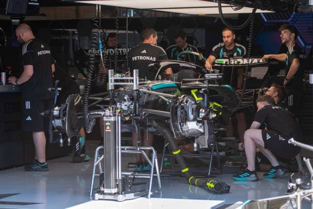 Mercedes-AMG Petronas Formula One Team, , Pre-Events, Grosser Preis von Oesterreich, Motorsport, Herren, Formel 1, 25.06.2026 Speilberg Steiermark Austria *** Mercedes AMG Petronas Formula One Team, , Pre-Event Activities, Austrian Grand Prix, Motorsports, Men, Formula 1, June 25, 2026, Spielberg, Styria, Austria Copyright: xkolbert-press MartinxWdziecznyx