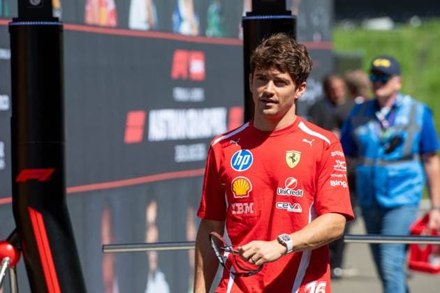 Charles Leclerc 16, Scuderia Ferrari HP, , Pre-Events, Grosser Preis von Oesterreich, Motorsport, Herren, Formel 1, 25.06.2026 Speilberg Steiermark Austria *** Charles Leclerc 16, Scuderia Ferrari HP, , Pre-Event, Austrian Grand Prix, Motorsports, Men, Formula 1, June 25, 2026, Spielberg, Styria, Austria Copyright: xkolbert-press MartinxWdziecznyx