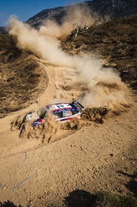 AUTO - WRC, Motorsport Rallye, WM - ACROPOLIS RALLY GREECE 2026 45 Conner MARTELL, Alessandro GELSOMINO, Citroen C3, action during the 2026 Acropolis Rally Greece, 8th round of the 2026 WRC World Rally Car Championship, from June 25 to 28, 2026 at Loutraki, Greece - LoutrakiGreece  Copyright: xNikosxKatikisx