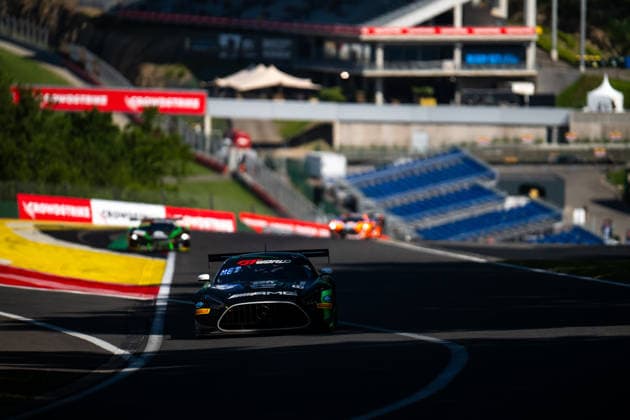 AUTO - GT WORLD CHALLENGE EUROPE ENDURANCE CUP - 24 HOURS OF SPA 2026 20, REVESZ, Levente (HUN), MANSELL, Christian (GBR), METTLER, Yannick (SUI), ANDRADE, Rui (AGO), Team Motopark, Mercedes-AMG GT3 EVO, SILVER, action, during the CrowdStrike 24 Hours of Spa 2026, 3rd round of the GT World Challenge Europe Endurance Cup 2026, from June 25 to 28, 2026 on the Circuit de Spa-Francorchamps, in Stavelot, Belgium - StavelotBelgium  Copyright: xMariusxHeckerx