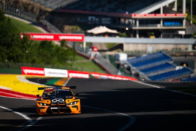 AUTO - GT WORLD CHALLENGE EUROPE ENDURANCE CUP - 24 HOURS OF SPA 2026 42, WILLIAMS, Calan (AUS), AL HARTHY, Ahmad (OMA), EBRAHIM, Pedro (BRA), SAGRERA, Javier (ESP), Oman Racing by Century Motorsport, BMW M4 GT3 EVO, BRONZE, action, during the CrowdStrike 24 Hours of Spa 2026, 3rd round of the GT World Challenge Europe Endurance Cup 2026, from June 25 to 28, 2026 on the Circuit de Spa-Francorchamps, in Stavelot, Belgium - StavelotBelgium  Copyright: xMariusxHeckerx