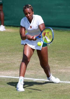 Tyra Caterina Grant (USA), Damen Einzel, Ladies Singles, Qualifikation, Wimbledon Tennis - Wimbledon 2026 - Grand Slam ITF ATP, Tennis Herren WTA, Tennis Damen - AELTC - London - - Great Britain - 25 June 2026. *** Tyra Caterina Grant, USA, Women s Singles, Qualifying, Wimbledon Tennis, Wimbledon 2026, Grand Slam, ITF, ATP, WTA, AELTC, London, Great Britain, June 25, 2026 Copyright: xJuergenxHasenkopfx