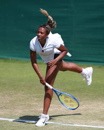 Tyra Caterina Grant (USA), Damen Einzel, Ladies Singles, Qualifikation, Wimbledon Tennis - Wimbledon 2026 - Grand Slam ITF ATP, Tennis Herren WTA, Tennis Damen - AELTC - London - - Great Britain - 25 June 2026. *** Tyra Caterina Grant, USA, Women s Singles, Qualifying, Wimbledon Tennis, Wimbledon 2026, Grand Slam, ITF, ATP, WTA, AELTC, London, Great Britain, June 25, 2026 Copyright: xJuergenxHasenkopfx