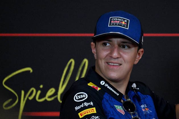 25.06.2026, xsvx, Motorsport FIA Formel 1, Grand Prix von Österreich v.l. Isack Hadjar (Oracle Red Bull Racing) Startnummer 06 auf der Pressekonferenz (FIA REGULATIONS PROHIBIT ANY USE OF PHOTOGRAPHS as IMAGE SEQUENCES and or QUASI-VIDEO) Zeltweg-Spielberg *** June 25, 2026, xsvx, Motorsport FIA Formula 1, Austrian Grand Prix: Isack Hadjar of Oracle Red Bull Racing, car number 06, at the press conference. FIA REGULATIONS PROHIBIT ANY USE OF PHOTOGRAPHS AS IMAGE SEQUENCES AND OR QUASI-VIDEO. Zeltweg, Spielberg