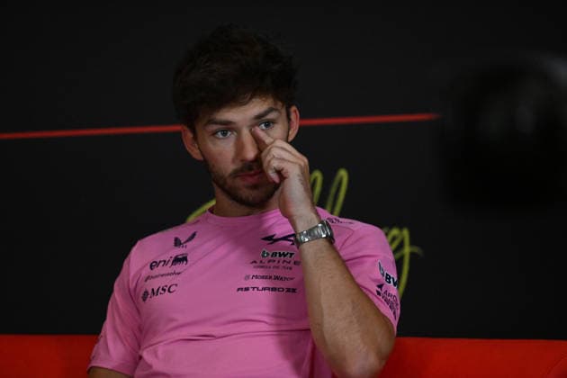 25.06.2026, xsvx, Motorsport FIA Formel 1, Grand Prix von Österreich v.l. Pierre Gasly (BWT Alpine F1 Team) Startnummer 10 auf der Pressekonferenz (FIA REGULATIONS PROHIBIT ANY USE OF PHOTOGRAPHS as IMAGE SEQUENCES and or QUASI-VIDEO) Zeltweg-Spielberg *** June 25, 2026, xsvx, Motorsport FIA Formula 1, Austrian Grand Prix: Pierre Gasly of the BWT Alpine F1 Team, car No. 10, at the press conference. FIA REGULATIONS PROHIBIT ANY USE OF PHOTOGRAPHS AS IMAGE SEQUENCES AND OR QUASI-VIDEO. Zeltweg, Spielberg