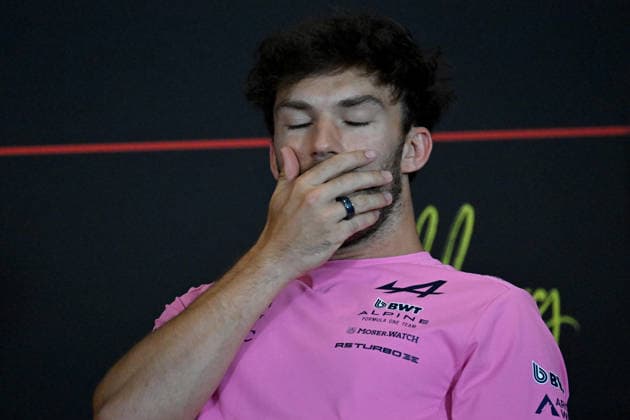 25.06.2026, xsvx, Motorsport FIA Formel 1, Grand Prix von Österreich v.l. Pierre Gasly (BWT Alpine F1 Team) Startnummer 10 auf der Pressekonferenz (FIA REGULATIONS PROHIBIT ANY USE OF PHOTOGRAPHS as IMAGE SEQUENCES and or QUASI-VIDEO) Zeltweg-Spielberg *** June 25, 2026, xsvx, Motorsport, FIA Formula 1, Austrian Grand Prix: Pierre Gasly of the BWT Alpine F1 Team, car No. 10, at the press conference. FIA REGULATIONS PROHIBIT ANY USE OF PHOTOGRAPHS AS IMAGE SEQUENCES AND OR QUASI-VIDEO. Zeltweg, Spielberg