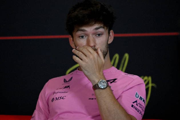 25.06.2026, xsvx, Motorsport FIA Formel 1, Grand Prix von Österreich v.l. Pierre Gasly (BWT Alpine F1 Team) Startnummer 10 auf der Pressekonferenz (FIA REGULATIONS PROHIBIT ANY USE OF PHOTOGRAPHS as IMAGE SEQUENCES and or QUASI-VIDEO) Zeltweg-Spielberg *** June 25, 2026, xsvx, Motorsport FIA Formula 1, Austrian Grand Prix: Pierre Gasly of the BWT Alpine F1 Team, car No. 10, at the press conference. FIA REGULATIONS PROHIBIT ANY USE OF PHOTOGRAPHS AS IMAGE SEQUENCES AND OR QUASI-VIDEO. Zeltweg, Spielberg