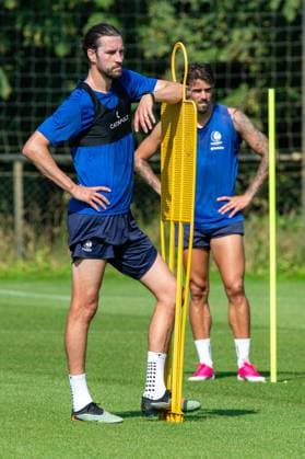 Gent s new player Christian Burgess pictured during a training session of Belgian first division soccer team KAA Gent, on Thursday 25 June 2026 in Gent, in preparation of the upcoming 2026-2027 Belgian first division soccer season. KURTxDESPLENTER  x179233150x