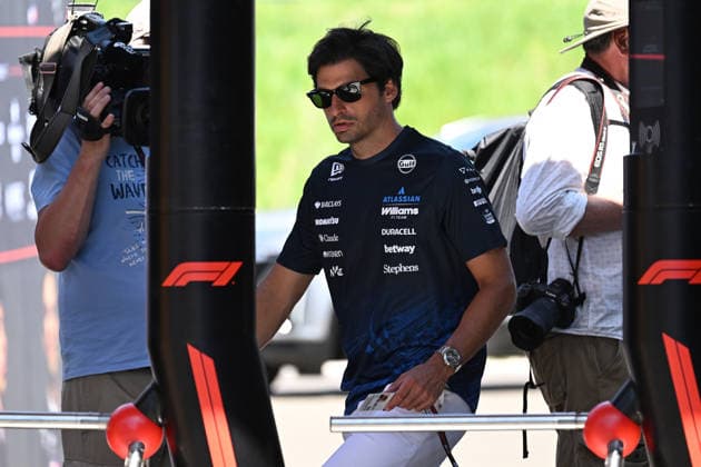 25.06.2026, xsvx, Motorsport FIA Formel 1, Grand Prix von Österreich v.l. Carlos Sainz (Williams Racing) Startnummer 55 (FIA REGULATIONS PROHIBIT ANY USE OF PHOTOGRAPHS as IMAGE SEQUENCES and or QUASI-VIDEO) Zeltweg-Spielberg *** June 25, 2026, xsvx, Motorsport FIA Formula 1, Austrian Grand Prix, Carlos Sainz, Williams Racing, car number 55. FIA regulations prohibit any use of photographs as image sequences and or quasi-video. Zeltweg, Spielberg