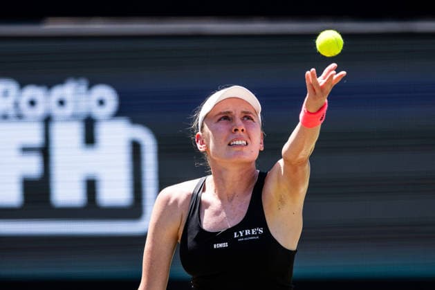 BAD HOMBURG, GERMANY - JUNE 25: Ekaterina Alexandrova during the Bad Homburg Open powered by Solarwatt Singles match between Naomi Osaka (JPN) vs Ekaterina Alexandrova at Kurpark Bad Homburg on June 25, 2026 in Bad Homburg, Germany. Hessen Germany Copyright: xSteffiexWunderlx