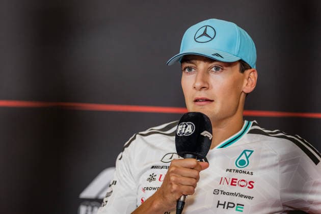 FORMULA 1 - GP of Austria 2026 SPIELBERG,AUSTRIA,25.JUN.26 - MOTORSPORTS, FORMULA 1 - Grand Prix of Austria, Red Bull Ring, preview. Image shows George Russell (GBR Mercedes).  GEPAxpictures xMatthiasxTrinkl
