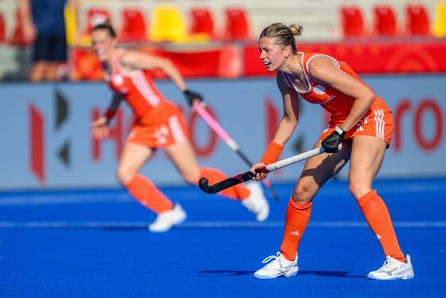 WAVER, 24-06-2026, Belfius Hockey Arena, FIH Hockey Pro League Women, Season 2025-2026. Guusje Moes during the game Australia - Netherlands (women). Australia - Netherlands (women)  x204637165x Copyright: