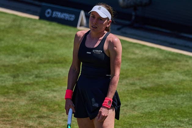 June 25, 2026, Bad Homburg, Hessen, Germany: Ekaterina Alexandrova reacts on Court during the BAD HOMBURG OPEN powered by SOLARWATTT- WTA500 - Womens Tennis, 25.6.2026 in Bad Homburg (Tennis-Club Bad Homburg), Germany Tennis 2026: WTA, Tennis Damen Bad Hombug Open: Quarterfinal: OSAKA 6:2 6:2 ALEXANDROVA  - ZUMAs343 20260625_zsp_s343_035 Copyright: xMathiasxSchulzx